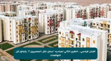 إقبال قياسي.. الطرح الثاني لمبادرة “سكن لكل المصريين 7” يتجاوز كل التوقعات